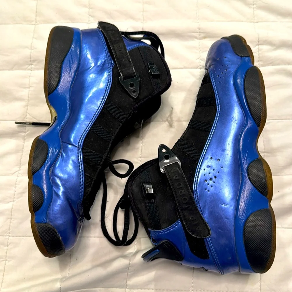 Blue & black womens jordans - Picture 1 of 1